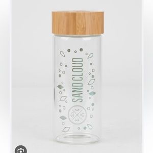 Sand Cloyd Seafoam Glass Water Bottle